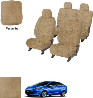 Crokrok Fabric Car Seat Cover For Ford New Fiesta(Front Detachable Headrest, Mono Back Seat, With Back Seat Arm Rest, 5 Seater, 2 Back Seat Head Rests)