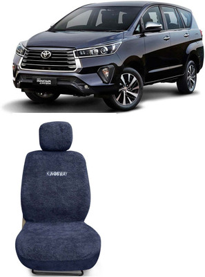 Kingsway Cotton Car Seat Cover For Toyota Innova Crysta(Fixed Head Rest, 7 Seater)