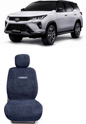 Kingsway Cotton Car Seat Cover For Toyota Fortuner(Fixed Head Rest, 5 Seater)