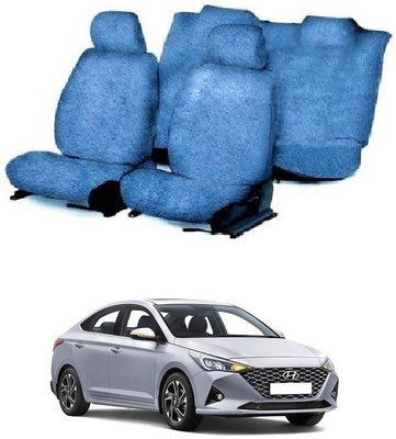 Autohug Cotton Car Seat Cover For Hyundai Verna Fluidic(All Detachable Headrest, Mono Back Seat, With Back Seat Arm Rest, 5 Seater, 2 Back Seat Head Rests)