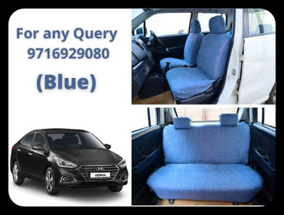 Chiefride Cotton Car Seat Cover For Hyundai Verito(All Detachable Headrest, With Back Seat Arm Rest, 5 Seater, 2 Back Seat Head Rests)