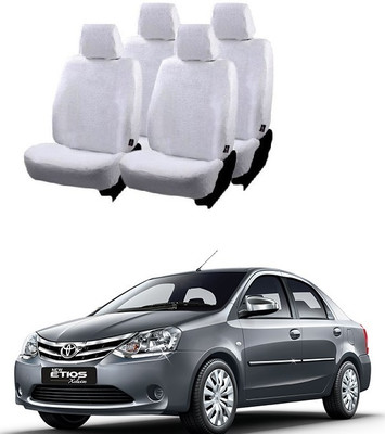 Autohug Cotton Car Seat Cover For Toyota Etios(Front Detachable Headrest, Mono Back Seat, Without Back Seat Arm Rest, 5 Seater)