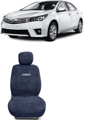 Kingsway Cotton Car Seat Cover For Toyota Corolla Altis(Fixed Head Rest, 5 Seater)
