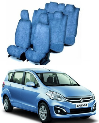 Autohug Cotton Car Seat Cover For Maruti Ertiga(Front Detachable Headrest, Split Back Seat, With Back Seat Arm Rest, 7 Seater, 3 Back Seat Head Rests)