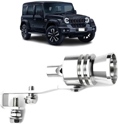 BROTHERTWO Turbo Sound Changer Aluminium Alloy Whistle Compatible with Mahindra Thar Roxx  Car Silencer(TURBO WHISTLE)
