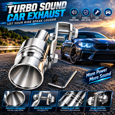 Shoebatt Turbo Sound Vehicle Exhaust for Car, SUV & Vehicle Car Silencer  Car Silencer(Turbo Sound Car Exhaust)