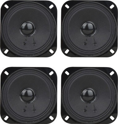 Electronics Crafts 4 inch 10 watt 4 inch speakar 4ohm 10 watt 4 pcs speakar Component Car Speaker(15 W)