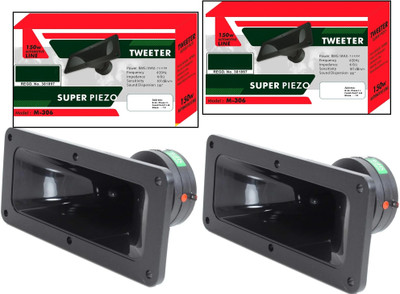 TECH-LOBBY 306 Pro Piezo Tweeter for Car & Home Amplifier Max Power 150W Glossy TUP-306 Tweeter Car Speaker(150 W)