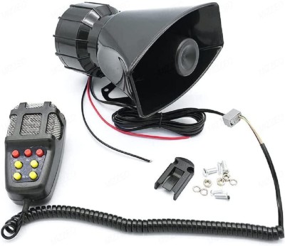 Wifton Loud Sound Police Siren Horn w/ MIC Speaker Warning Alarm Electronic Horn 7TS-21 Component Car Speaker(100 W)