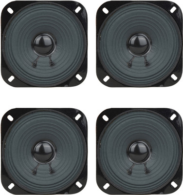 Electronics Crafts Speaker Line cone 4 inch speakar 4 ohm 20 watt 4 pcs speakar (4 ohm 20 watt ) pack of 4 Component Car Speaker(100 W)