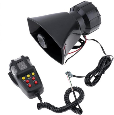 Wifton Car Siren Horn Speaker and Mic PA Speaker System 7TS-16 Component Car Speaker(100 W)