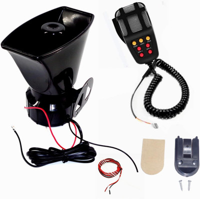 Wifton Horn Speaker and Mic PA Speaker System-Black 7TS-29 Component Car Speaker(100 W)