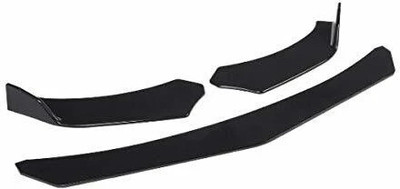 Auto MT Universal ABS 3pcs Car Front Bumper Spoiler Lip Chin Up Body Kit Splitter Car Spoiler