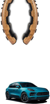 PRTEK Hand Stiched Steering Cover For Porsche Universal For Car(MultiColor, Tarpaulin, Plastic)