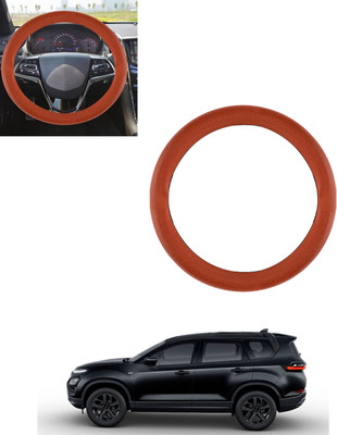 AYW Steering Cover For Universal For Car Safari(Tan, Leatherite)
