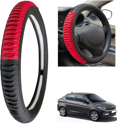 PEEPS STORE Steering Cover For Tata NA(Black, Leatherite)