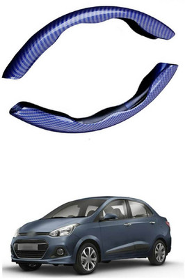 PRTEK Hand Stiched Steering Cover For Hyundai Xcent(MultiColor, Tarpaulin, Plastic)