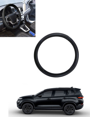 monolive Steering Cover For Tata Safari(Black, Leatherite)