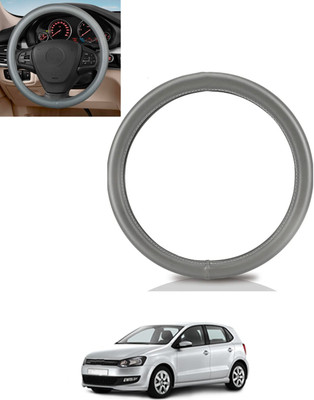 monolive Steering Cover For Volkswagen Polo(Grey, Leatherite)