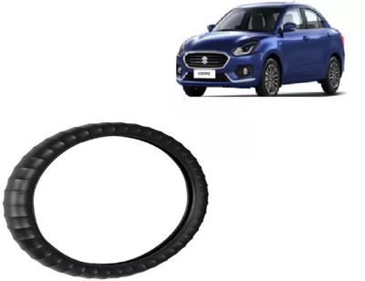 OOLTAH PAHIYA Hand Stiched Steering Cover For Suzuki Swift Dzire(Black, Leatherite)