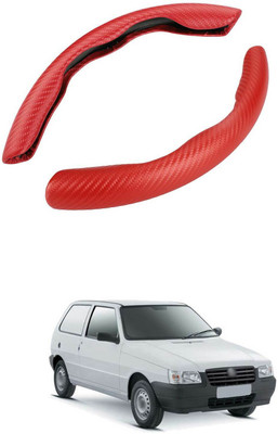 PRTEK Hand Stiched Steering Cover For Fiat Uno(MultiColor, Tarpaulin, Plastic)