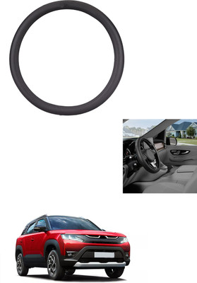MATIES Steering Cover For Maruti Universal For Car(Black, Leather)