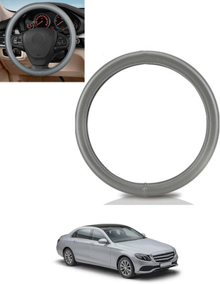 monolive Steering Cover For Mercedes Benz E200(Grey, Leatherite)