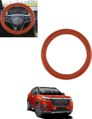 AYW Steering Cover For Honda Universal For Car(Tan, Leatherite)