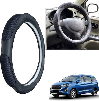 PEEPS STORE Steering Cover For Toyota NA(Black, Leatherite)