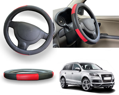 PEEPS STORE Steering Cover For Audi R8(Red, Leatherite)