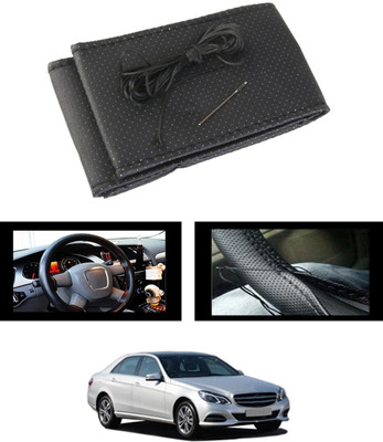 monolive Hand Stiched Steering Cover For Mercedes Benz E250(Black, Leatherite)