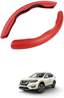 PRTEK Hand Stiched Steering Cover For Nissan X-Trail(MultiColor, Tarpaulin, Plastic)
