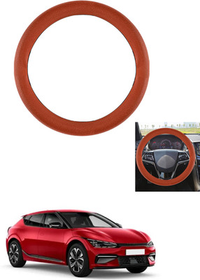 MATIES Steering Cover For Universal For Car Universal For Car(Tan, Leather)