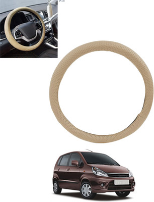 MSNP Steering Cover For Maruti Zen Estilo(Beige, Leatherite)