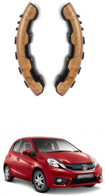 PRTEK Hand Stiched Steering Cover For Honda Brio(MultiColor, Tarpaulin, Plastic)