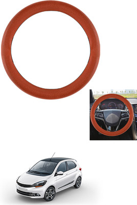 MATIES Steering Cover For Tata Universal For Car(Tan, Leather)