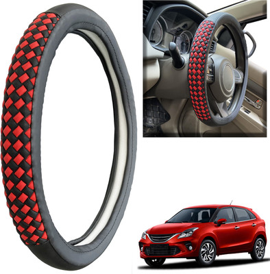 PEEPS STORE Steering Cover For Toyota NA(Black, Leatherite)