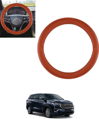 monolive Steering Cover For Universal For Car Innova(Tan, Leatherite)