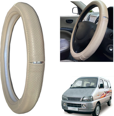 PEEPS STORE Steering Cover For Maruti Versa(beige, Leatherite)