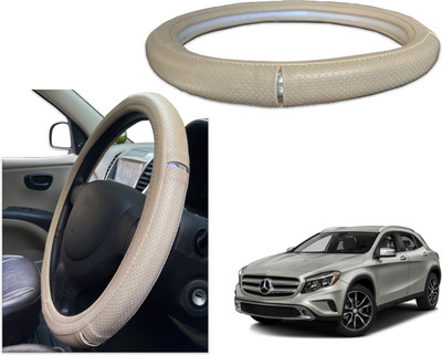 PEEPS STORE Steering Cover For Mercedes Benz GLA-Class(Black, Red, Leatherite)