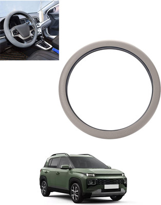 MSNP Steering Cover For Hyundai Universal For Car(Silver, Leatherite)