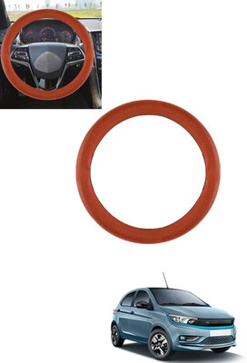 ABJD Steering Cover For Tata Universal For Car(Tan, Leatherite)