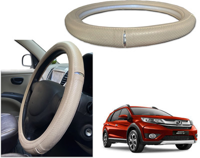 PEEPS STORE Steering Cover For Honda NA(Black, Red, Leatherite)