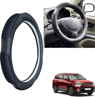 PEEPS STORE Steering Cover For NA NA(Black, Leatherite)