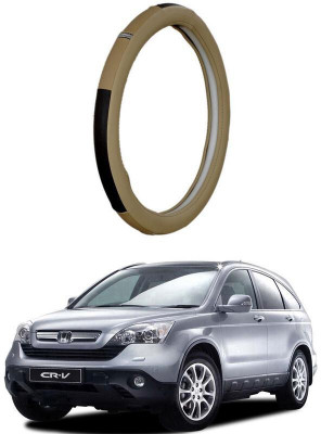 AUTO PEARL Steering Cover For Honda CR-V(Beige, Leatherite)