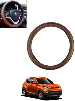 monolive Steering Cover For Renault Universal For Car(Brown, Leatherite)