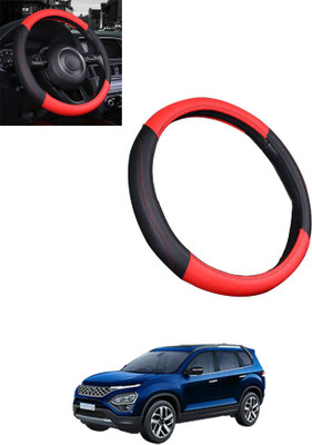 monolive Steering Cover For Tata Safari(Red, Black, Leatherite)