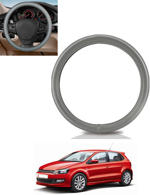 monolive Steering Cover For Volkswagen Polo GT(Grey, Leatherite)