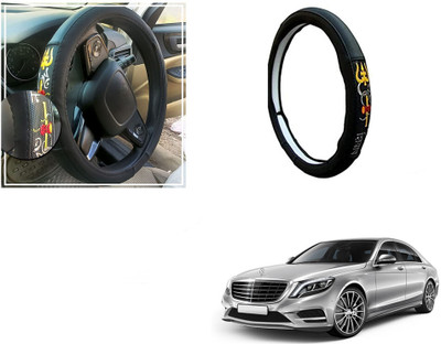 Automotive Prist Steering Cover For Mercedes Benz C280(Black, Leatherite)