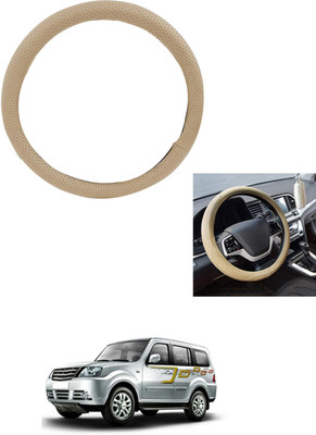 MATIES Steering Cover For Tata Grand Dicor(Beige, Leather)